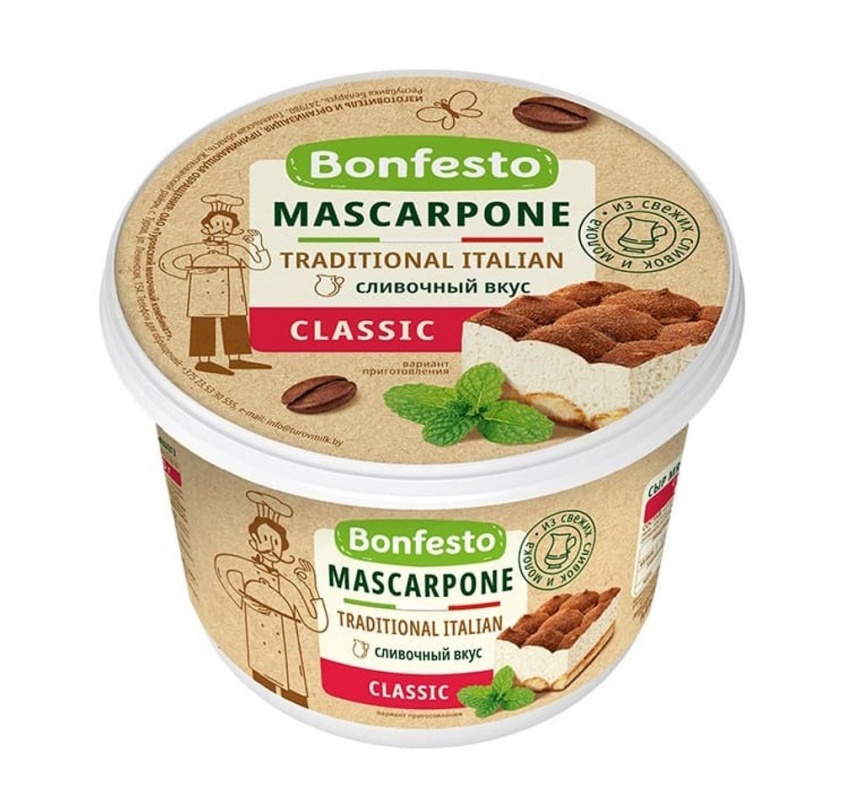 Сыр сливочный Bonfesto Mascarpone
