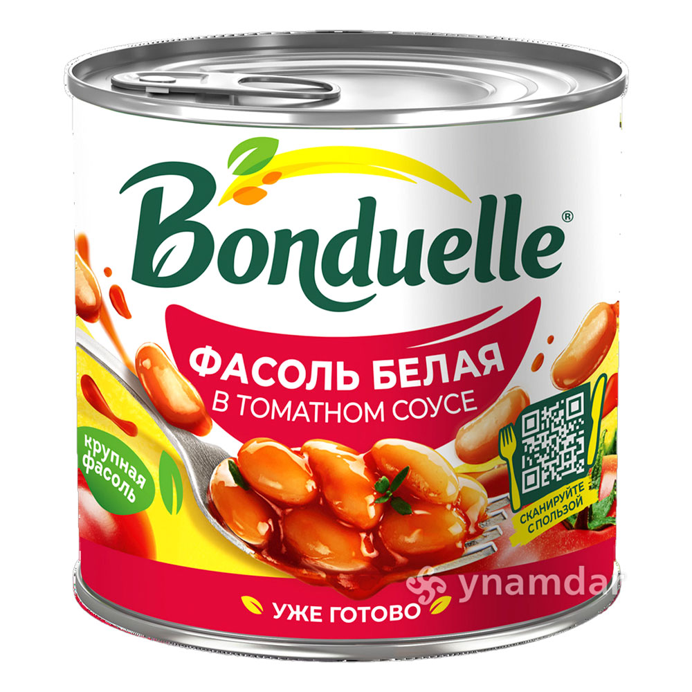 Фасоль белая в томатном соусе Bonduelle