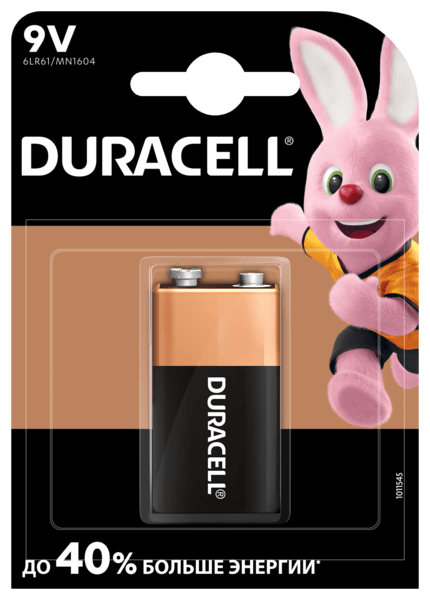 Батарейка большая 9V Duracell